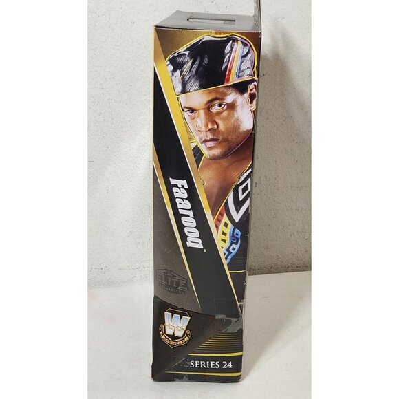 WWE Elite Legends FAAROOQ Series 24 CHASE Action Figure Target Mattel Purple NEW - Picture 3 of 6